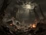 draw fantasy, post apocalyptic, background or concept art