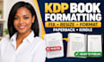 resize, edit, fix rejected book for amazon kdp book formatting, book publishing