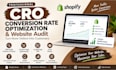 shopify cro audit, SEO audit and conversion analysis to boost shopify sales