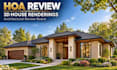 create 3d house renderings for your hoa architectural review board approval