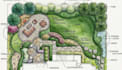 draw 2d site plan, plot plan, property map, and landscape layout drawing