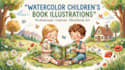 erstelle eine professionelle kinderbuch illustration in aquarell