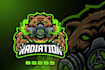 create a bold and modern bear mascot logo