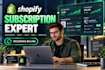 support shopify subscription using recharge,bold,skio,seal,loop,appstle,kaching