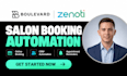 setup boulevard zenoti salon booking CRM automation appointment reminders