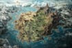 illustration a fantasy map illustration