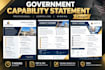 design a professional government capability statement in 7hrs