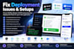 fix vercel netlify docker and web app deployment issues
