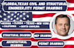 design structural engineer USA engineering stamp civil engineer permit drawings