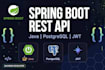 create spring boot rest api with java and postgresql