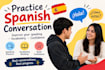 practice spanish conversation with you
