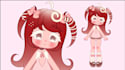 draw a cute chibi vtuber avatar or character