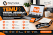 be your temu virtual assistant for daily store management and support