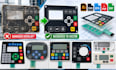 recreate damaged membrane switch overlay from photo for replacement vector files