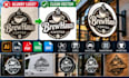 vectorize blurry logo for urgent vinyl cutting storefront sign production output