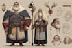 draw character design concepts and concept art
