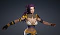 create stylized 3d character, cartoon character, fantasy game character