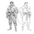 create magical fantasy sketches with unique concepts