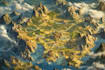 do map illustration fantasy map illustration