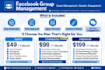 be your expert facebook group manager and moderator for growth