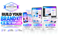 create a canva brand kit and social media templates