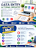 writing  data entry and excel , data analytics