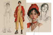 make professional fashion sketch, clothing design