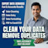 do expert data entry, data cleaning, and excel data analysis