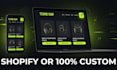 build a complete e commerce store with shopify or custom in 7 days
