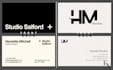 design modern business cards and print ready brand asset