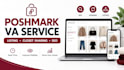do poshmark listing closet sharing SEO optimization virtual assistant service