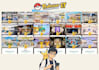 catch new pikachus with japan pokemon centre background