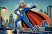 create unique comic style superhero pop art