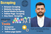 do any web scraping, web scraper, yellow pages scraping, amazon scraping