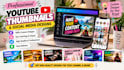 design youtube thumbnails and social media posts