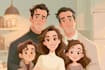 create a beautiful fantasy cartoon artwork