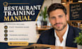 create a restaurant employee training manual staff training guide and materials