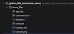 write a python automation script