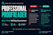 proofread, write or edit letters and cvs
