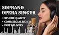 be cinematic opera singer female opera singer classical soprano singer opera