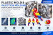 program 3 4 5 axis cnc toolpaths for complex plastic mold cores and cavities