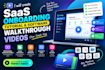 create saas onboarding, tutorial and software walkthrough videos