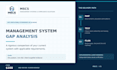 perform a tailored management system gap analysis