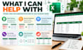 clean, format and organise your excel spreadsheet