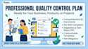 prepare quality control plan, qc plan