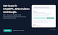 optimize your website for chatgpt ai search and google ai overviews
