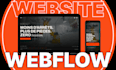 design and build a responsive webflow website
