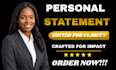 carefully edit eras residency personal statement for img applicant in 12hrs