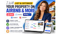 list, optimize your property on airbnb, guesty, bookingcom, sync beds24 lodgify