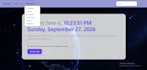 create a modern digital clock using HTML CSS and javascript